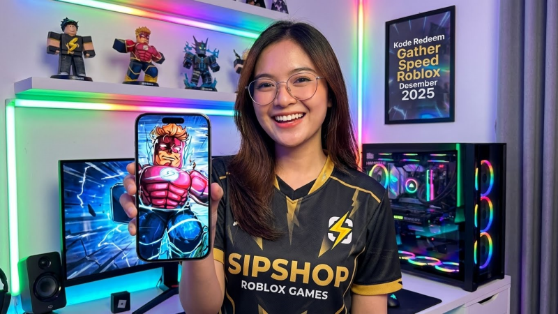 Kode Redeem Gather Speed Roblox Desember 2025