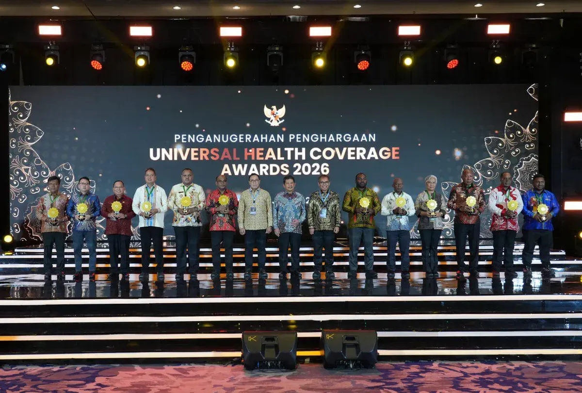 Supporting the JKN Program, Hundreds of Regional Heads Receive Awards at the 2026 UHC Awards