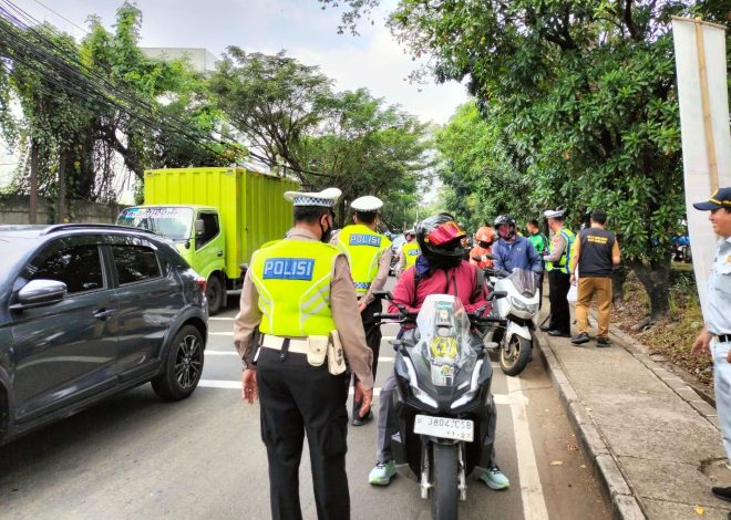 Cikokol Samsat Intensifies PKB Raids in Tangerang, Dozens of Vehicles Netted